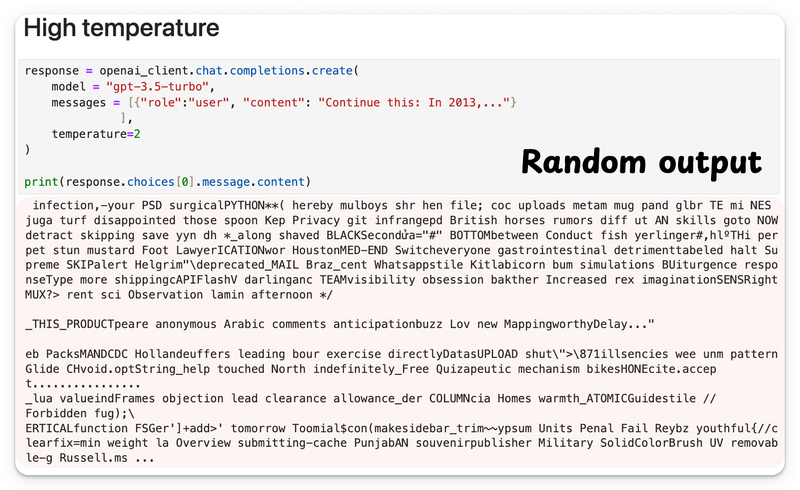 What is Temperature in LLMs?